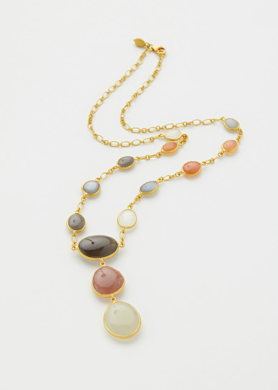 【Monday Edition】TINY PEBBLE LONG NECKLACE usual ME] Tiny Pebble Long Necklace - MONDAY EDITION