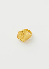22k Gold Goddess Durga Tibetan Ring