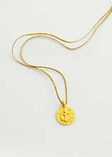22kt Gold Goddess Durga Round Pendant