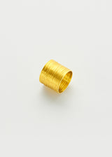 22kt Gold Solar Thread Ring