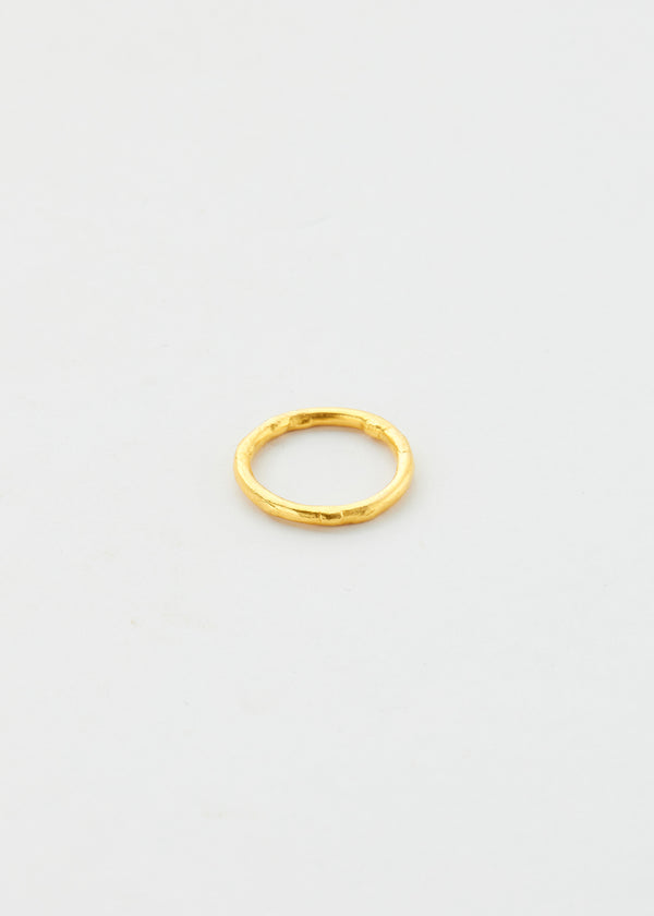 22kt Gold Wobbly Band