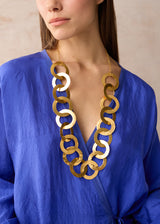 18kt Gold Vermeil PSTM Afghanistan Mughol Chain Necklace