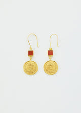 18kt Gold Vermeil Next Generation Mahdi Agate Earrings