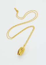 18kt Gold Tulip Opening Closing Flower Peridot Necklace