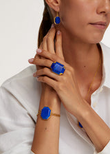 18kt Gold Vermeil PSTM Afghanistan Lapis Suhulat Bracelet