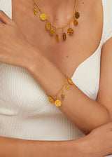 18kt Gold Vermeil PSTM Afghanistan Hasenat Bracelet