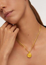 22kt Gold Midas Spiral on Cord