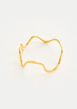 18kt Gold Vermeil Next Generation Roma Wavy Cuff