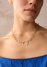 18kt Gold Vermeil PSTM Afghanistan Yasmin Chain Necklace