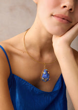 18kt Gold Vermeil PSTM Afghanistan Raihana Choker