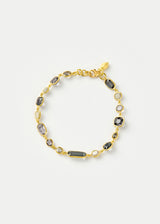 18kt Gold The Middle Path Spinel & Diamond Full Stone Bracelet
