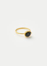 18kt Gold Night Black Onyx Cup Ring