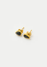18kt Gold Night Black Onyx Classic Studs