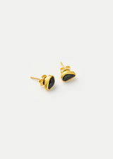 18kt Gold Night Black Onyx Classic Studs