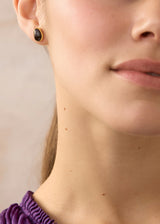 18kt Gold Night Black Onyx Classic Studs