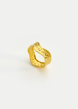 18kt Gold PSTM Myanmar Wave Ring