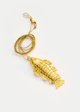 18kt Gold PSTM Myanmar Haddock Fish Pendant on Cord