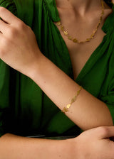 18kt Gold PSTM Myanmar Tender Greens Animal Bracelet