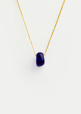 Azaz Dark Blue Glass Bead on Cord