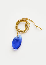 Azaz Light Blue Glass Bead on Cord