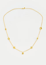18kt Gold Flora Flower & Seed Necklace