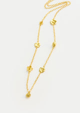 18kt Gold Flora Flower & Seed Necklace
