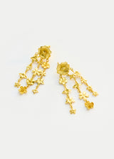 18kt Gold Flora Multi Drop Studs