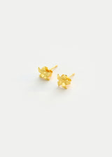 18kt Gold Flora Five Petal Studs
