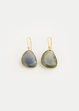 18kt Gold Labradorite Single Drop Earrings