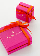 18kt Gold Zen Rocks Ribbon Studs