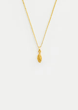 18k Gold Bethlehem Zaytun Baby Almond Pendant on Cord