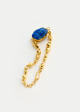 18kt Gold Vermeil PSTM Afghanistan Meena Lapis Beaded Bracelet