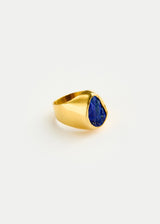 18kt Gold Vermeil PSTM Afghanistan Meena Lapis Large Ring