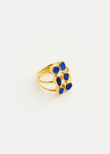 18kt Gold Vermeil PSTM Afghanistan Meena Lapis Almost Ring