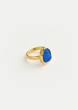 18kt Gold Vermeil PSTM Afghanistan Meena Lapis Ring