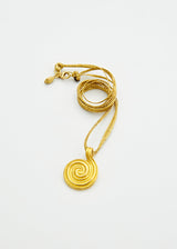 22kt Gold Midas Spiral on Cord