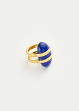 18kt Gold Vermeil PSTM Afghanistan Awa Lapis Ring