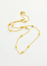 18kt Gold Vermeil PSTM Afghanistan Zarmina Seed Long Chain Necklace