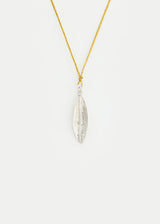 Sterling Silver PSTM Palestine Olive Leaf Pendant on Cord