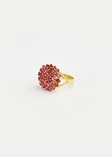 18kt Gold PSTM Myanmar Ruby Scatter Ring Image 1