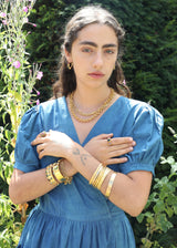 18kt Gold Vermeil PSTM Afghanistan Ayeda Bangle