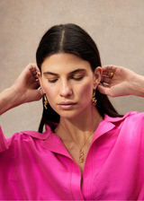 18kt Gold Zen Rocks Earrings