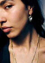 Sterling Silver & Brass PSTM Afghanistan Durrani Hoops