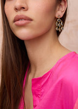 18kt Gold Aquamarine Jellyfish Studs