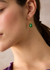 18kt Gold Vermeil PSTM Afghanistan Barekzai Maryam Single Drop Earrings