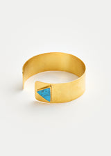 18kt Gold Vermeil Next Generation Turquoise Yasamen Cuff