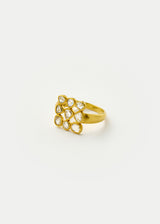 18kt Gold Diamond Scatter Ring