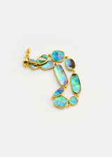 18kt Gold Beachcomber Abalone Shell Full Stone Bracelet
