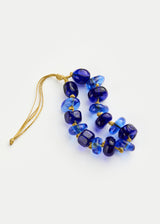 Azaz Tonal Blues Glass Multi Beaded Bracelet
