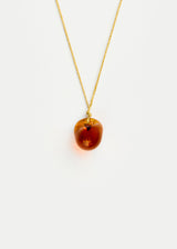 Azaz Amber Glass Bead on Cord